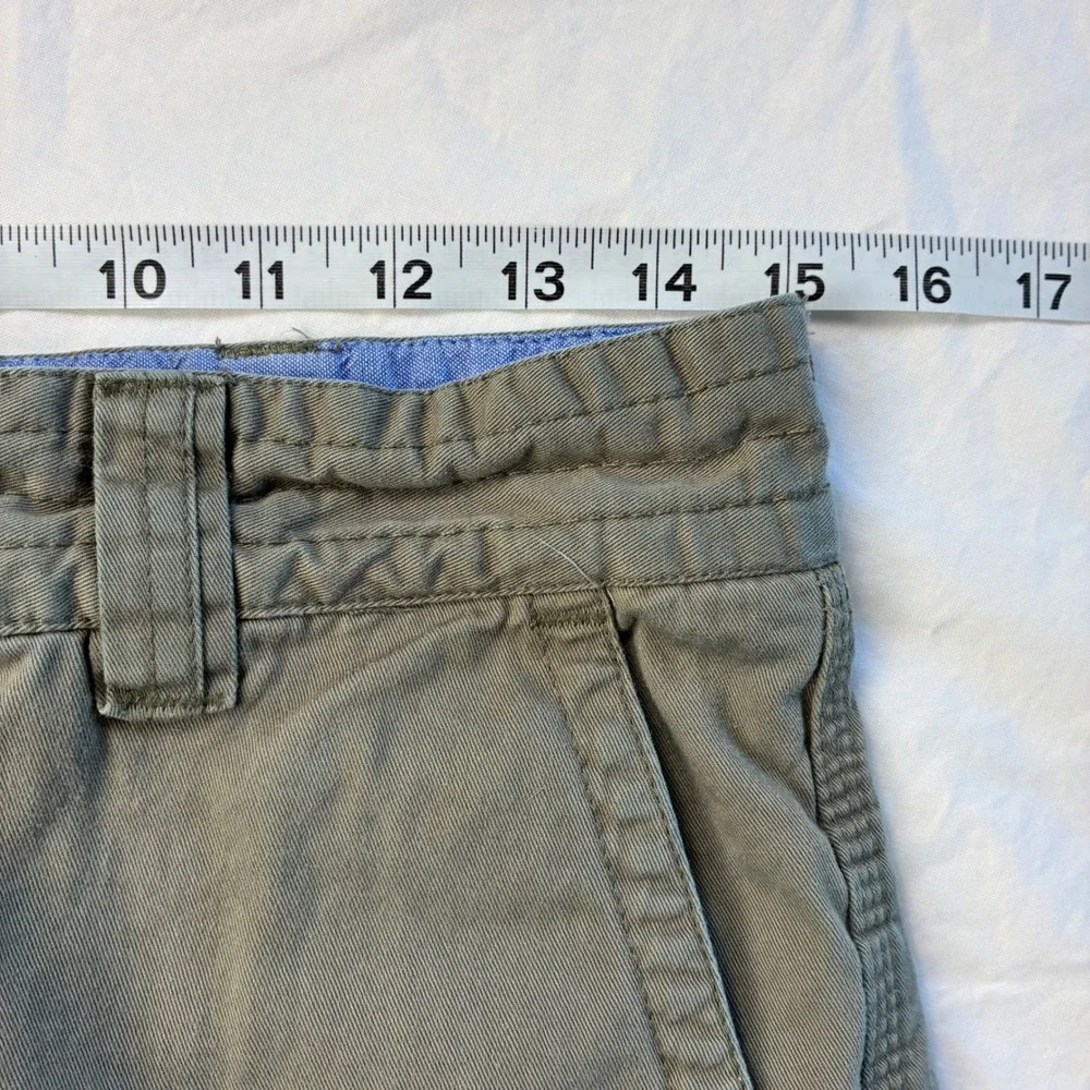 Dakota Grizzly Mens Cotton Cargo Shorts 34 Grey Olive Utility Gorpcore Hiking